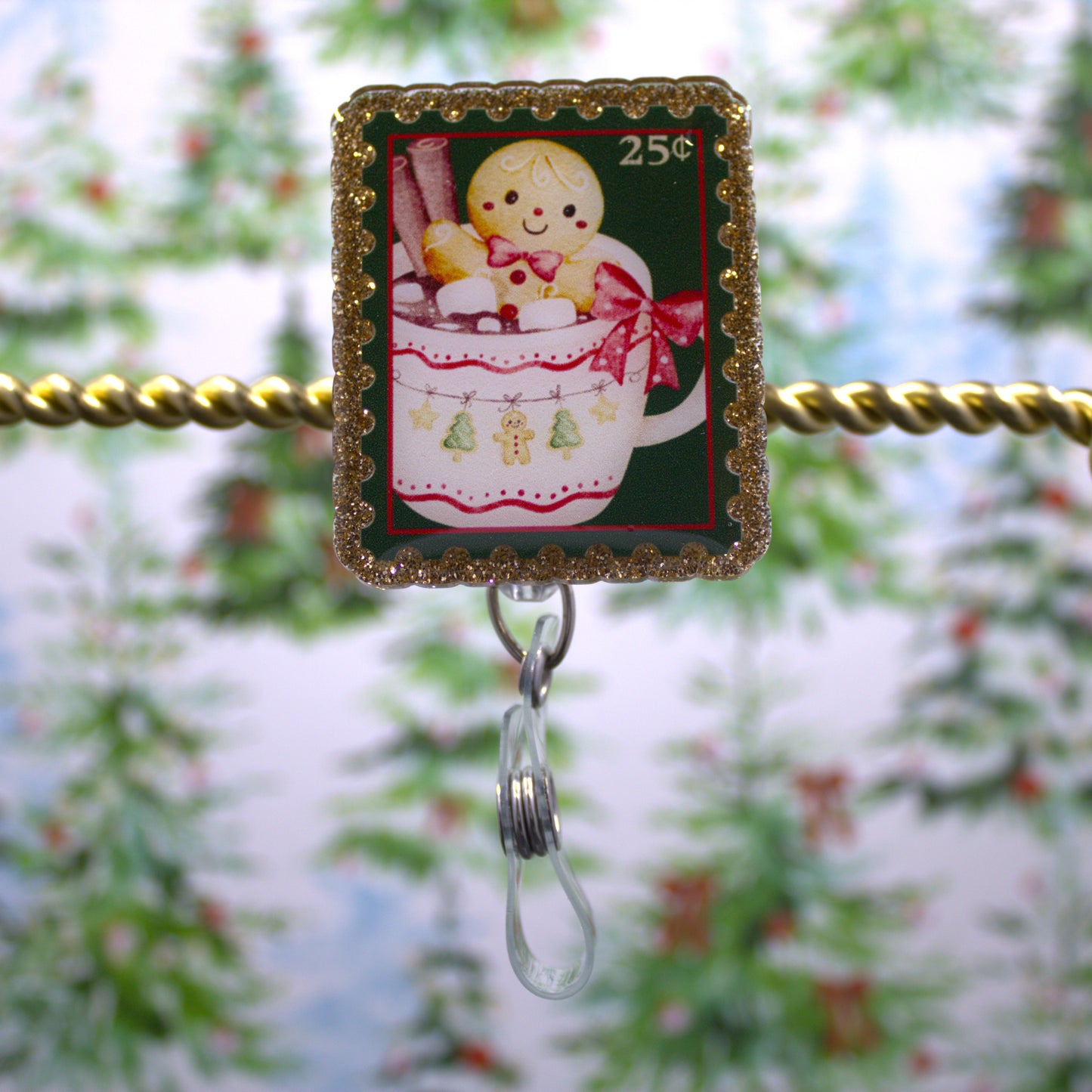 Gingerbread Postage Stamp