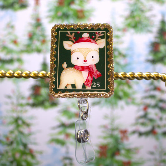 Reindeer Postage Stamp